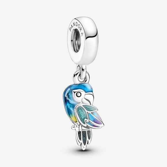 Pandora Jungle Paradise Parrot Dangle Charm - Picture 4 of 5